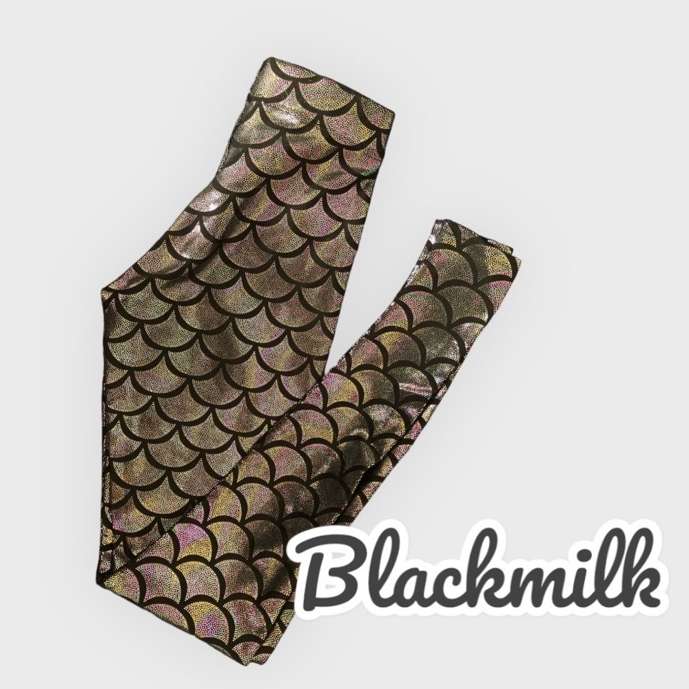 BLACKMILK MERMAID LEGGINGS CHORME XXS